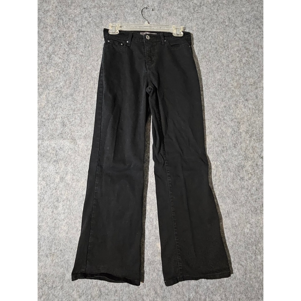 Levi's 512 Perfect Fit Slimming Bootcut Jeans Black Women's Size 4M